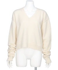 Rick Owens(リックオウエンス)TOMMY V NECK - MILK