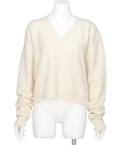 Rick Owens(リックオウエンス)TOMMY V NECK - MILK