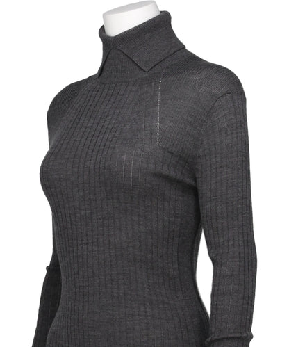 TURTLE NECK TIGHT KNIT