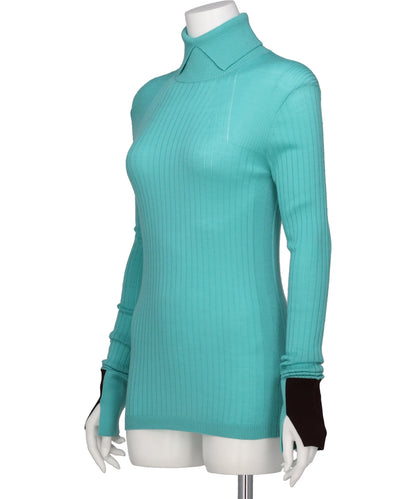 TURTLE NECK TIGHT KNIT