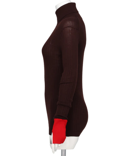 TURTLE NECK TIGHT KNIT