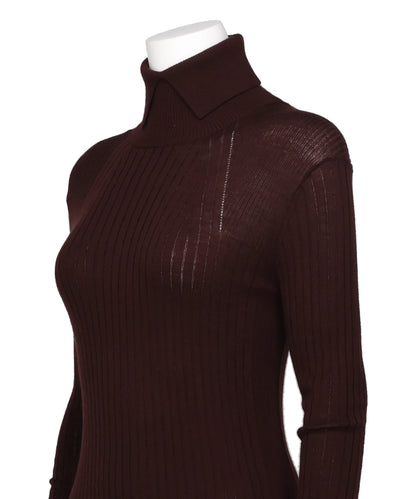 TURTLE NECK TIGHT KNIT