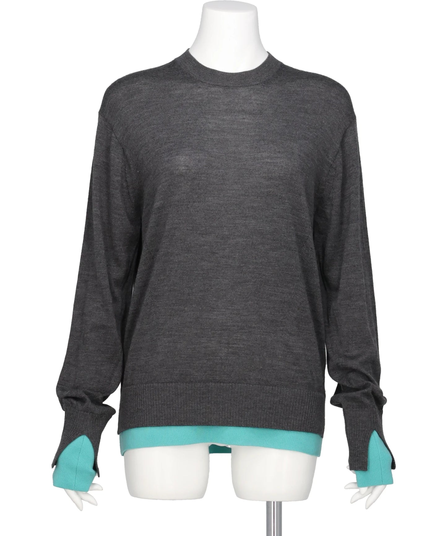 CINOH(チノ) BICOLOR-TRIM KNIT