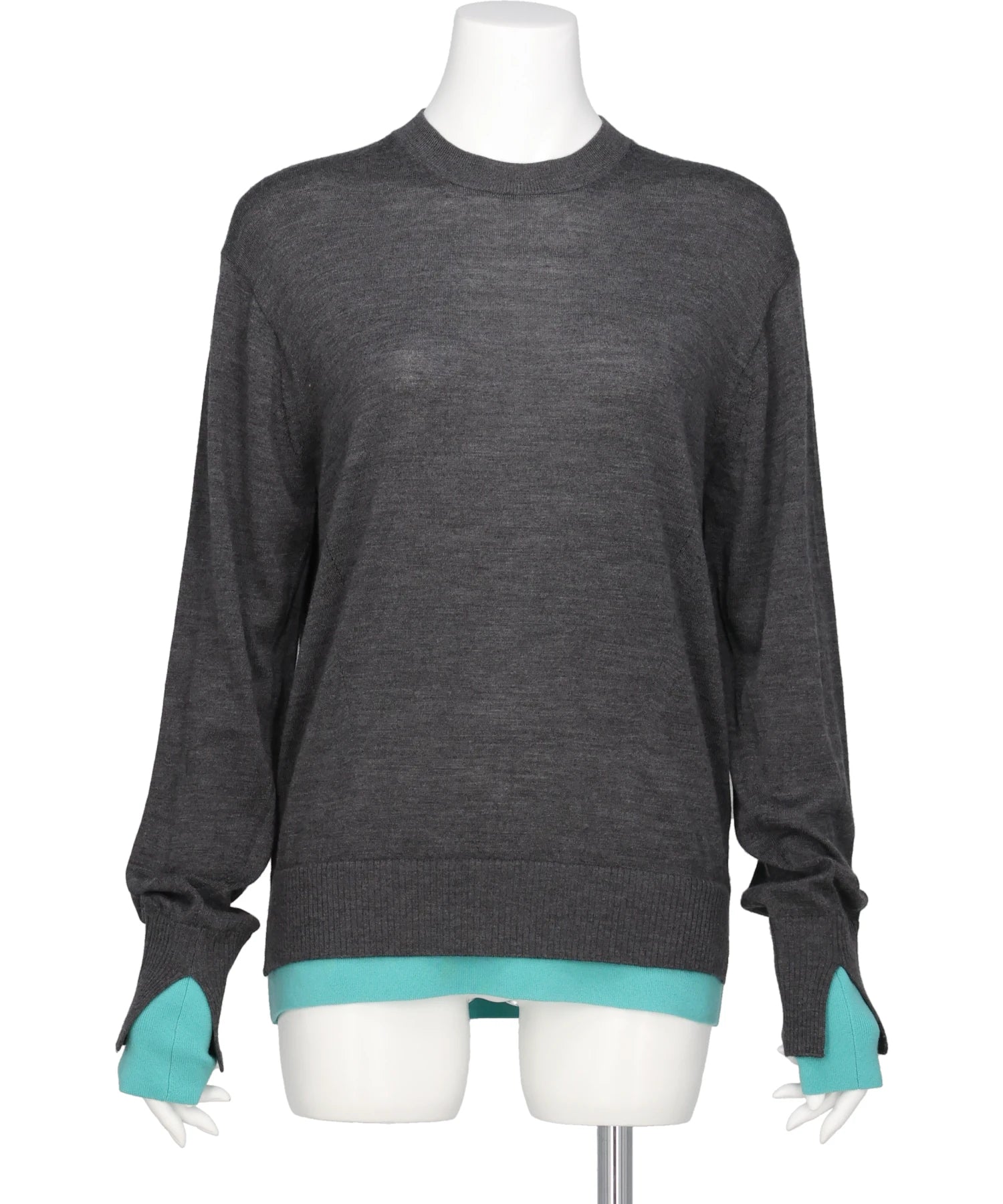 CINOH(チノ) BICOLOR-TRIM KNIT