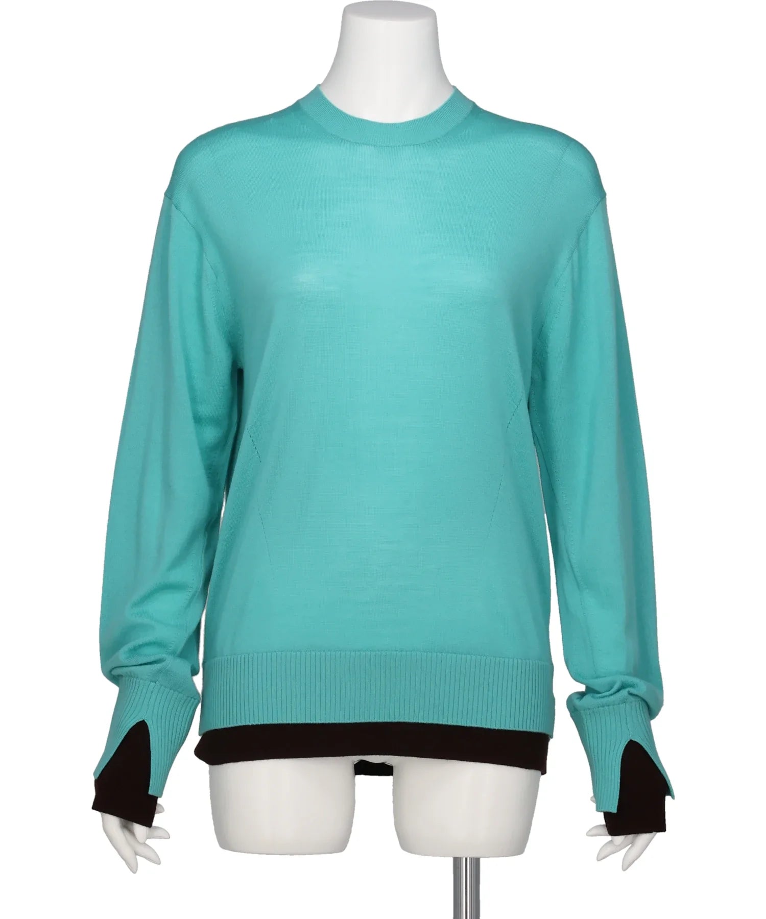 CINOH(チノ) BICOLOR-TRIM KNIT