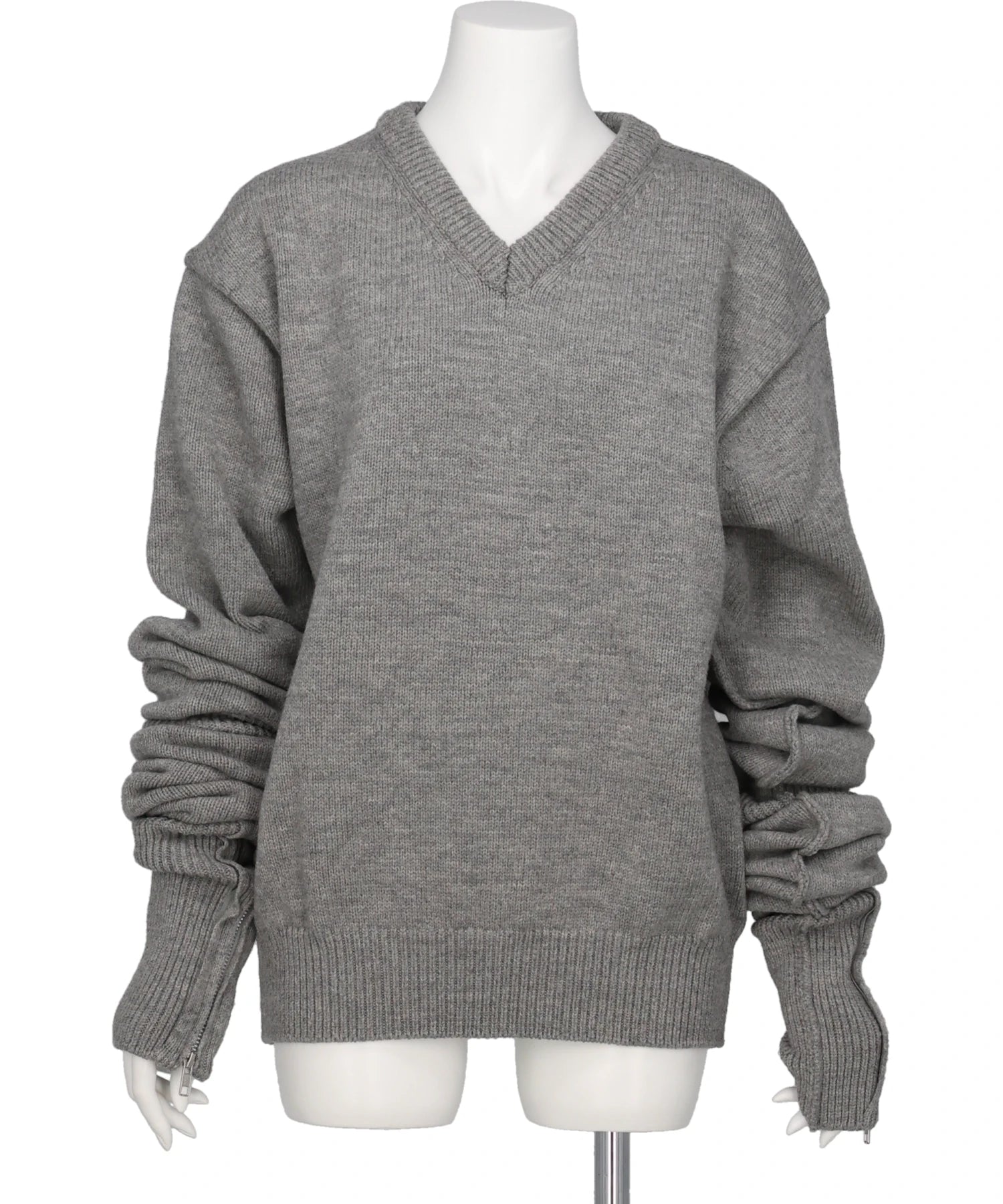 POOLDE（プールデ）CATERPILLAR SLEEVE SWEATER