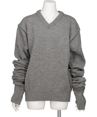 POOLDE（プールデ）CATERPILLAR SLEEVE SWEATER