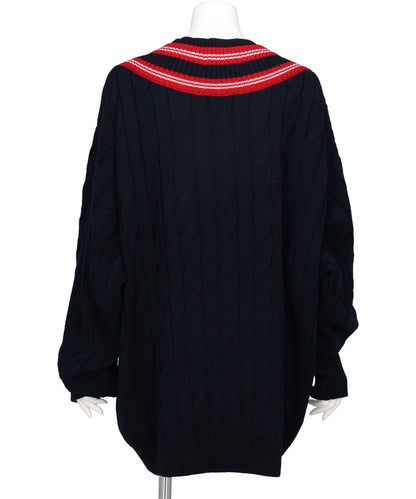 BEADED BUMBLE BEE SCHOOL KNIT