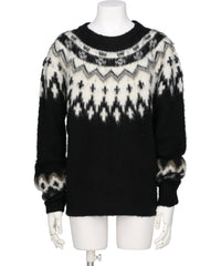 HEART NORDIC PULLOVER KNIT
