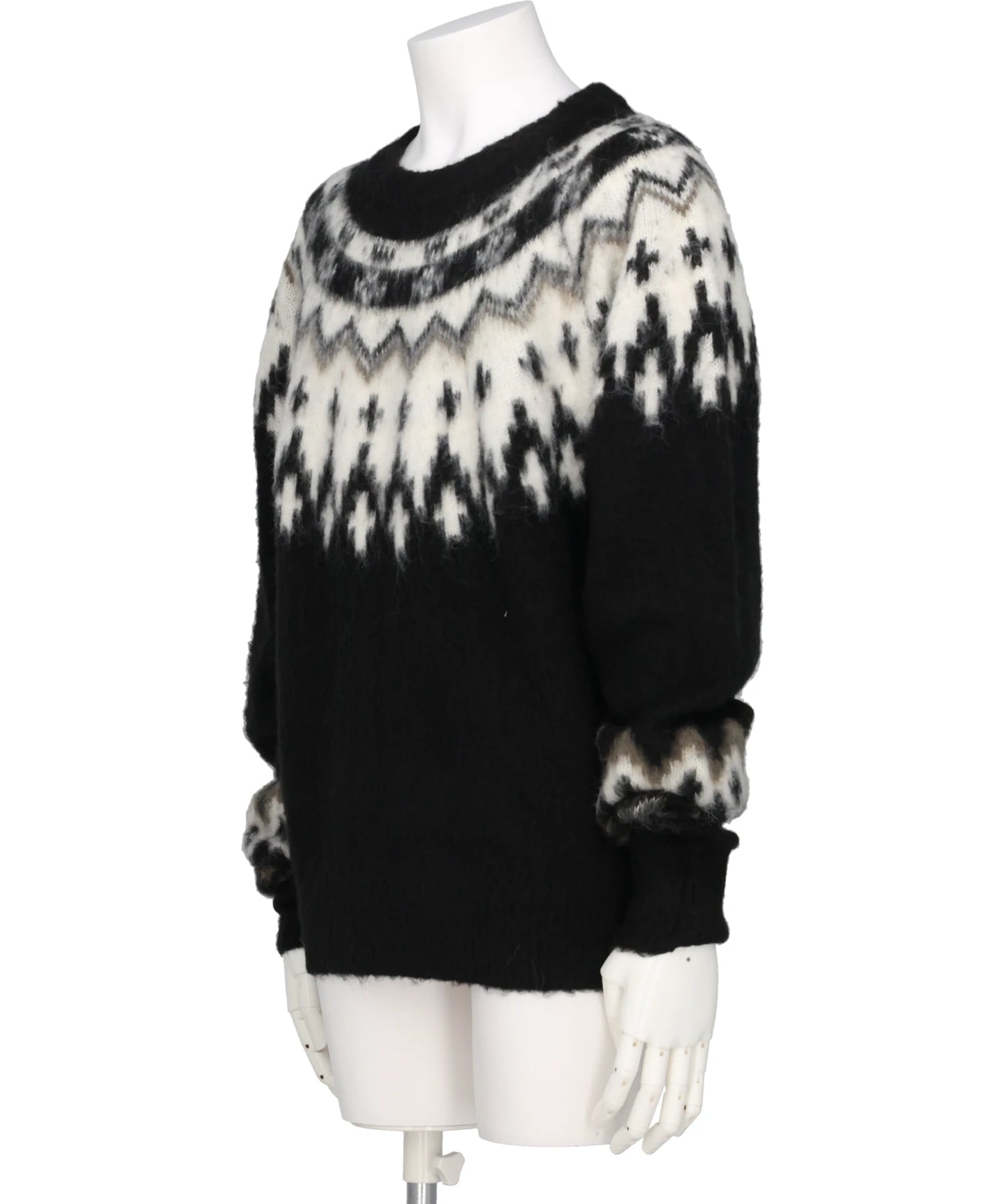 HEART NORDIC PULLOVER KNIT