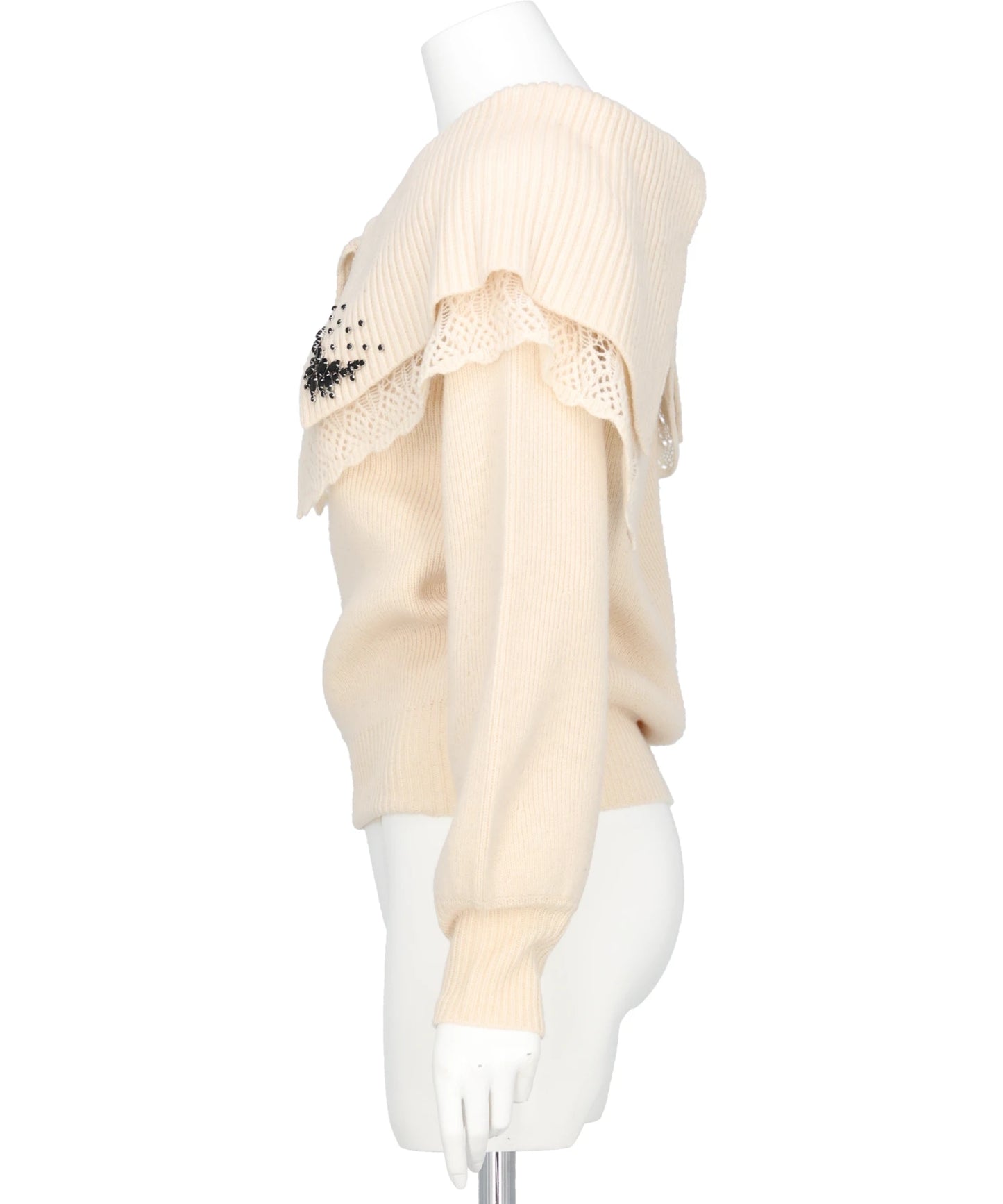 BIJOU TIARA OFF SHOULDER KNIT