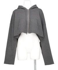 ATHENA③ KNIT HOODIE