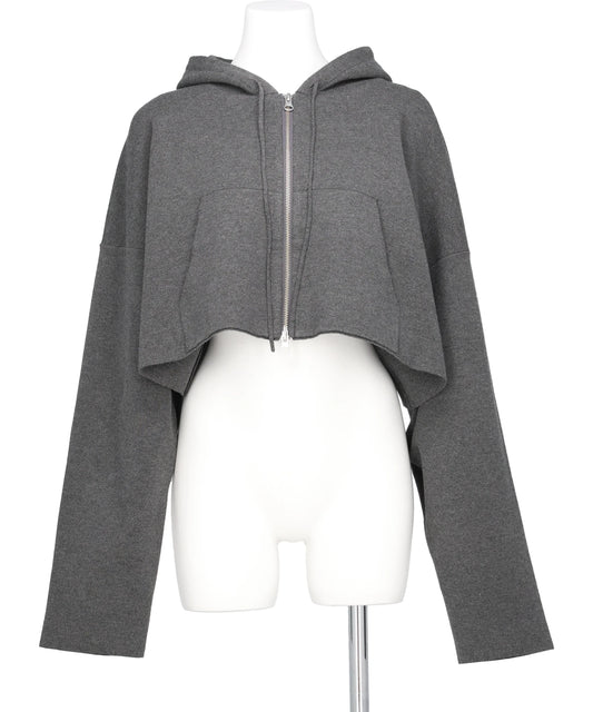 ATHENA③ KNIT HOODIE