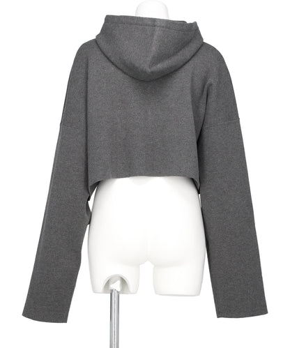 ATHENA③ KNIT HOODIE