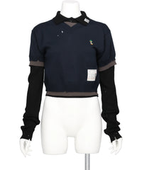 TRIPLE LAYERED KNIT PULLOVER