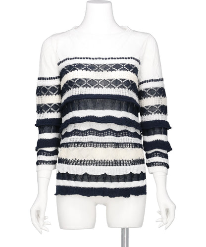 ODAKHA(オダカ) 2026SS CRAZY KNIT BASQUE OH26SS-KN12