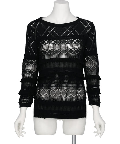 ODAKHA(オダカ) CRAZY KNIT BASQUE