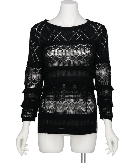 ODAKHA(オダカ) CRAZY KNIT BASQUE