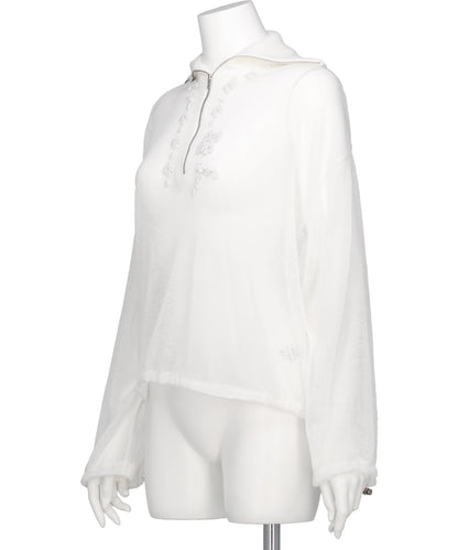 EMBROIDERY KNIT TOP