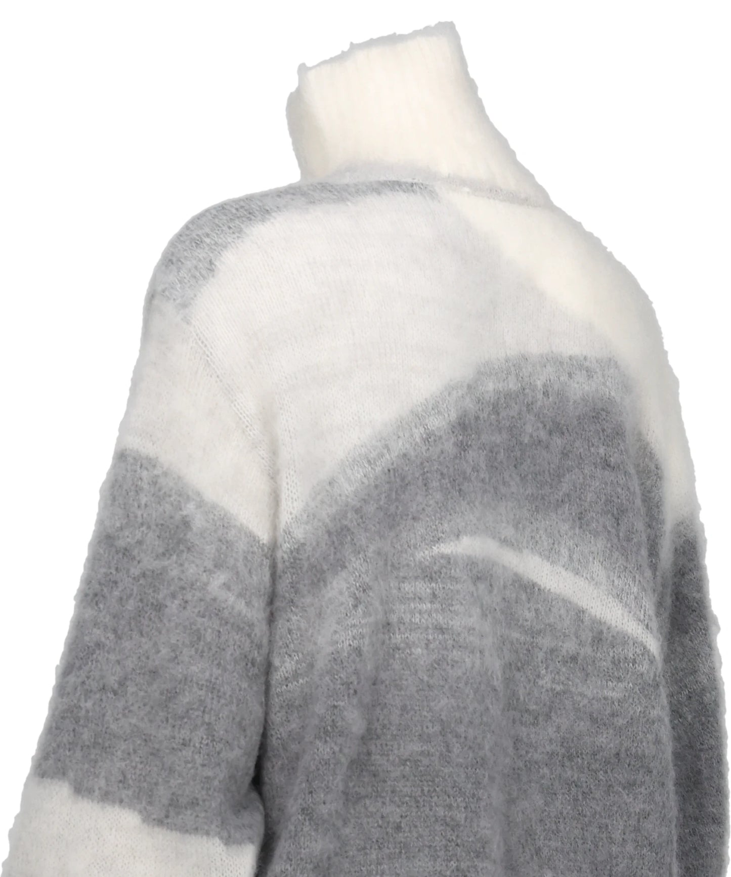 WOOL MOHAIR HIGH NECK KNIT TOP