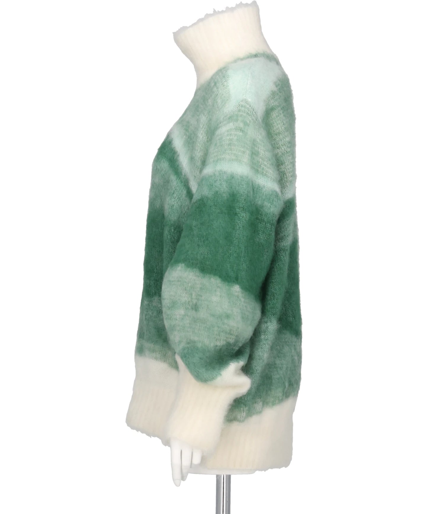 WOOL MOHAIR HIGH NECK KNIT TOP