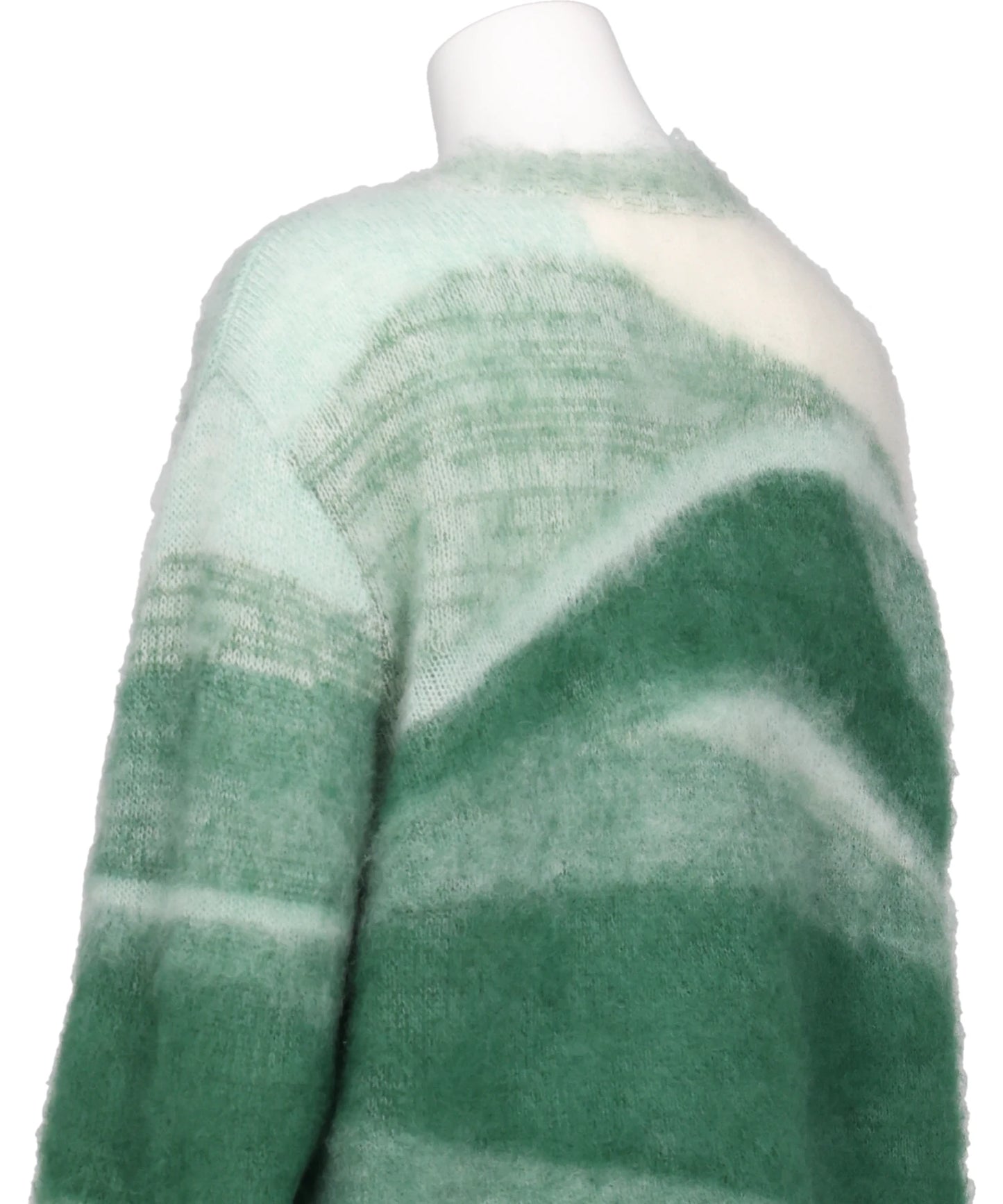 WOOL MOHAIR CREW NECK KNIT TOP