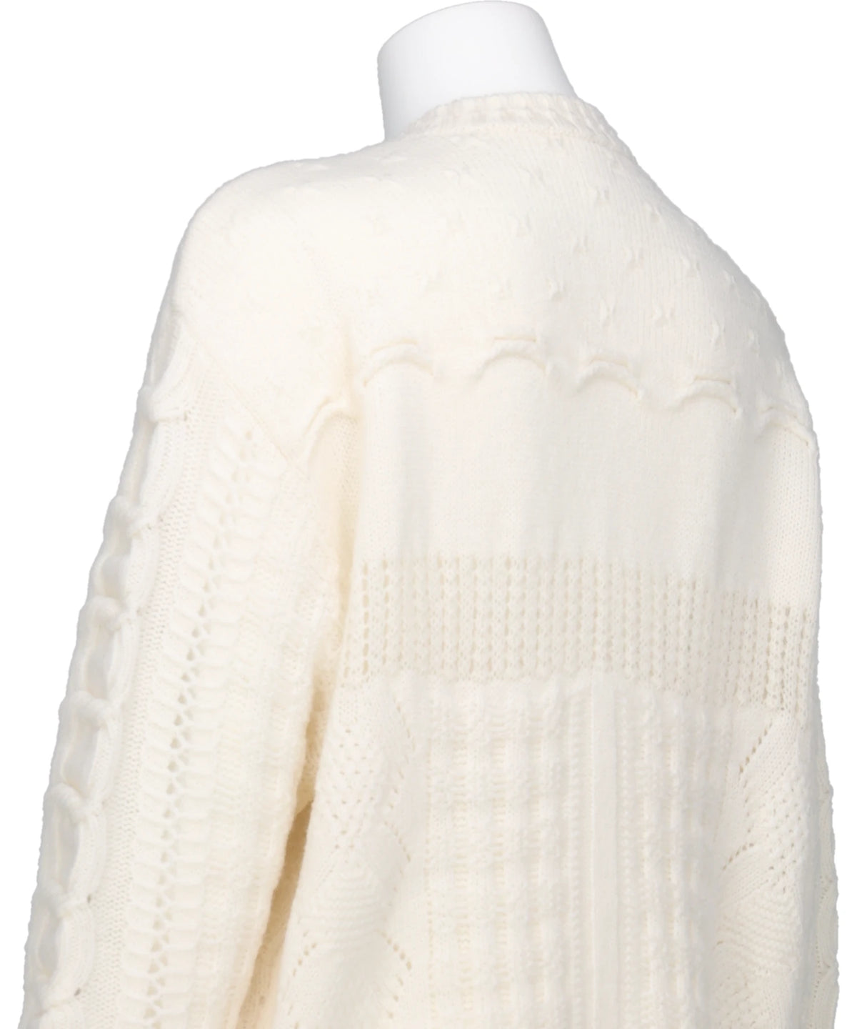 WOOL CABLE KNIT TOP