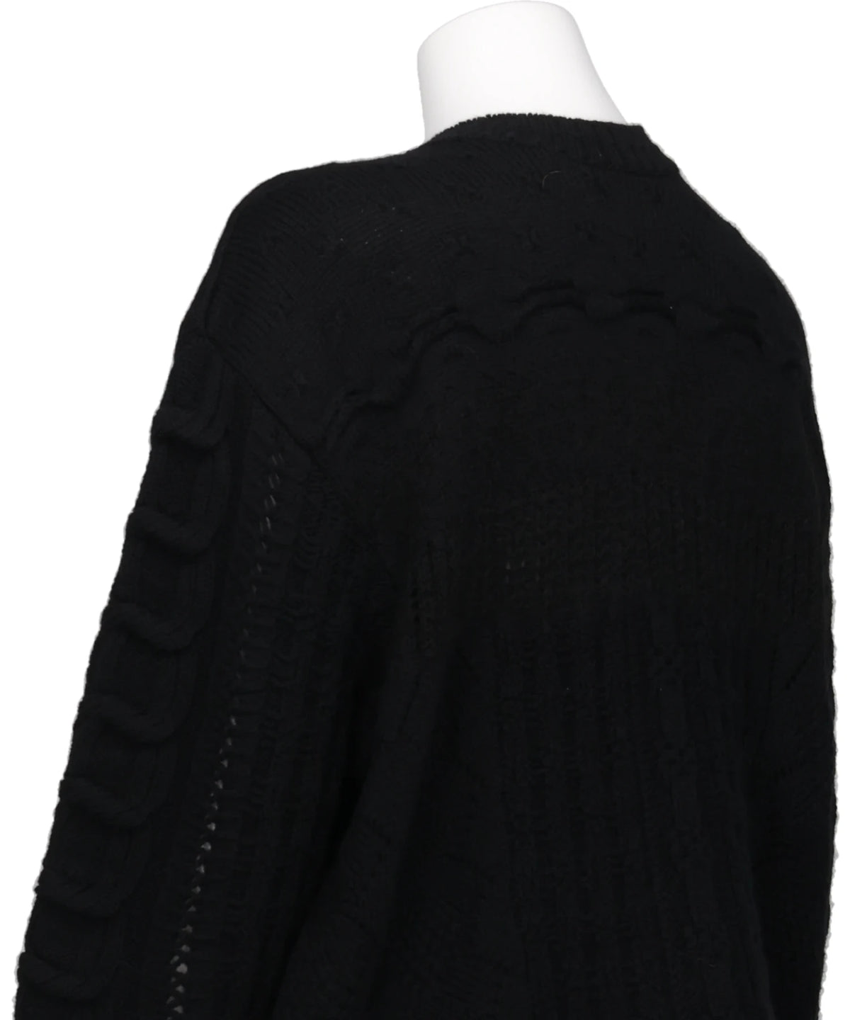 WOOL CABLE KNIT TOP