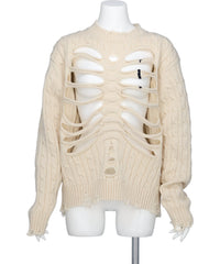 doublet（ダブレット）RIB CAGE CABLE KNIT PULLOVER