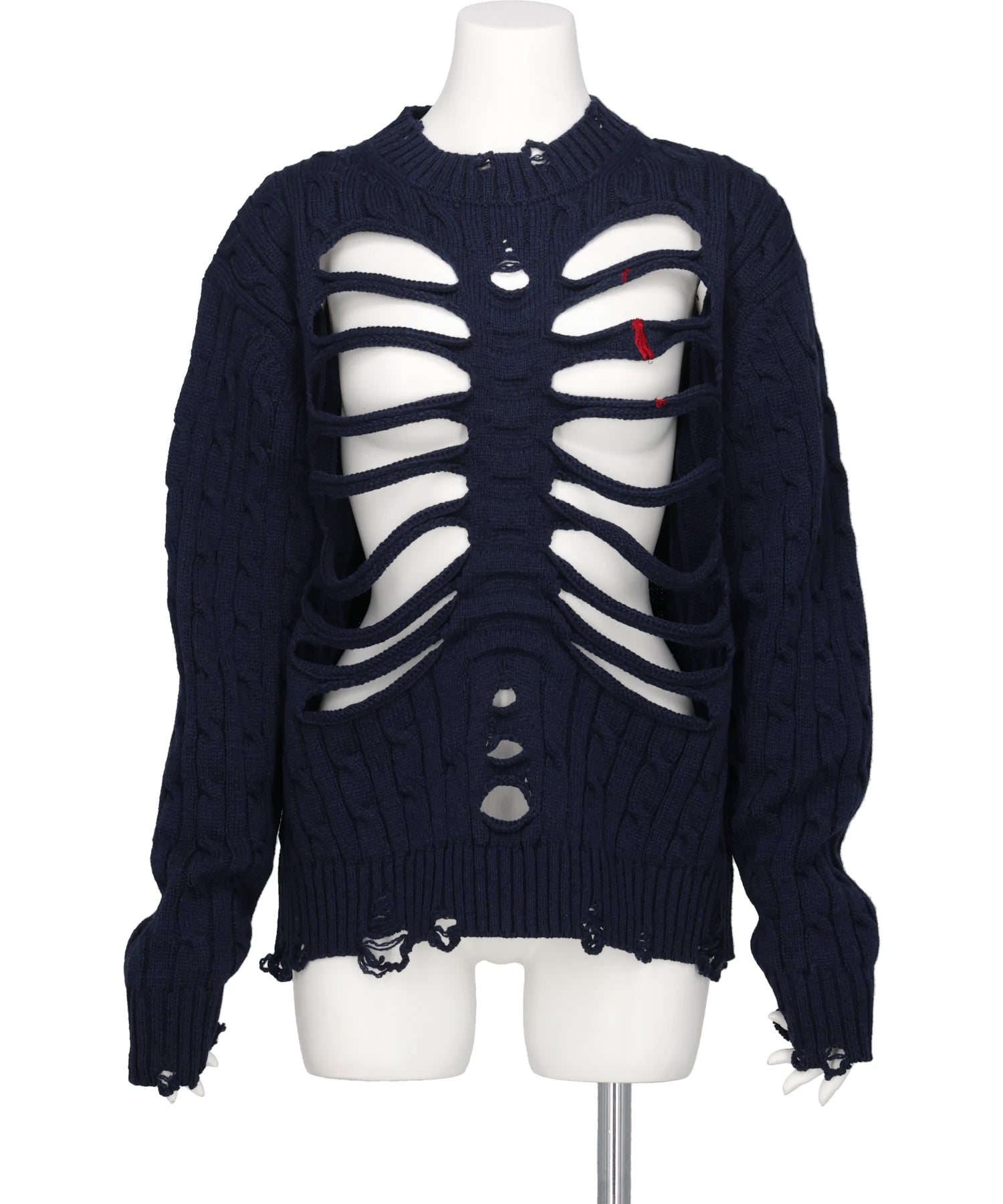 doublet（ダブレット）RIB CAGE CABLE KNIT PULLOVER