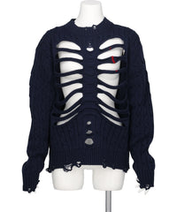 doublet（ダブレット）RIB CAGE CABLE KNIT PULLOVER