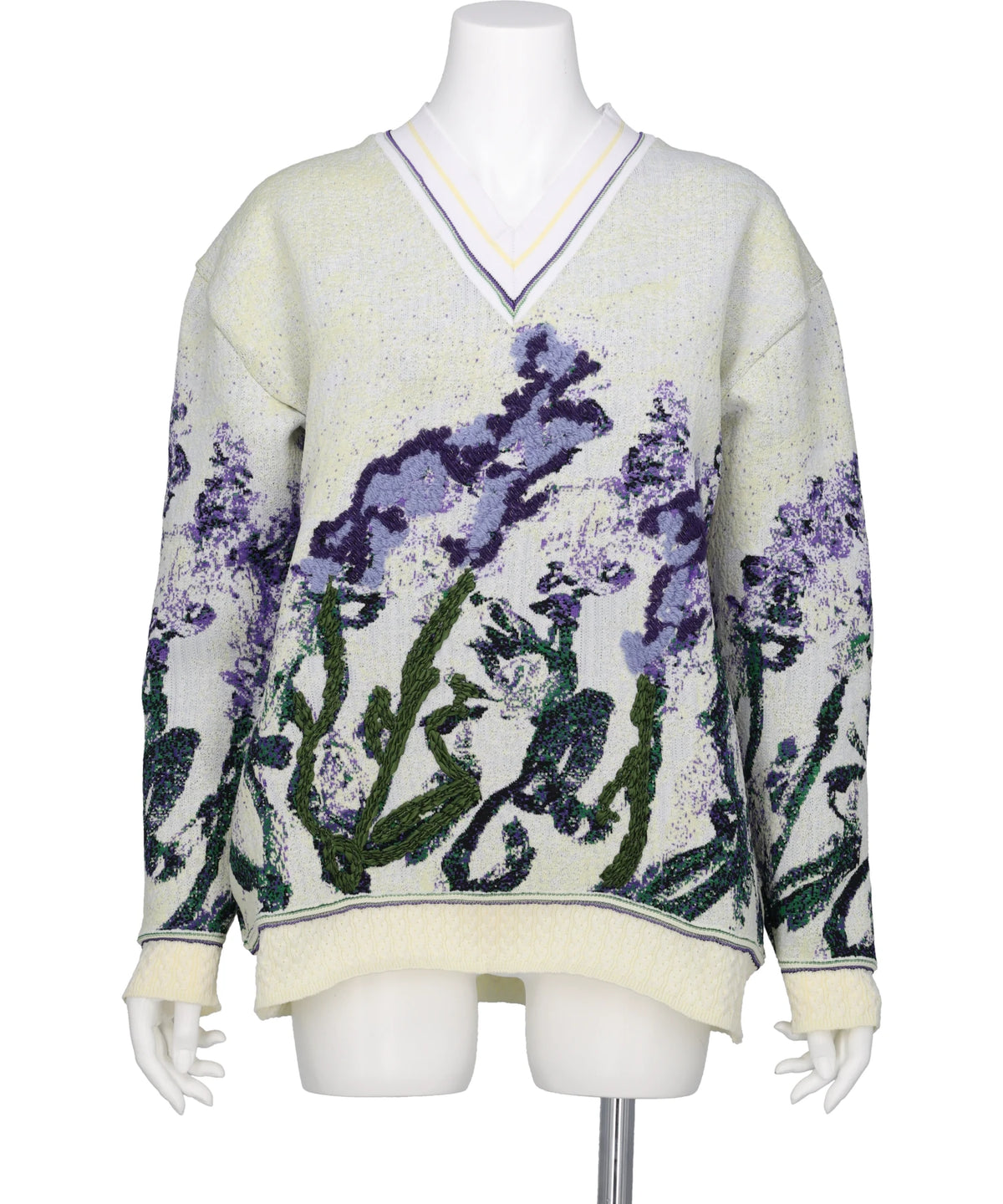 ODAKHA(オダカ) 2026AW LAVENDER RELIEF KNIT OH26AW-KN02
