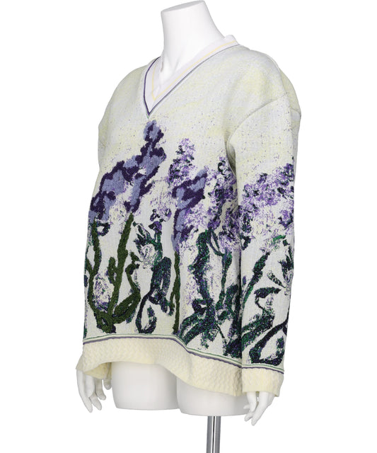 LAVENDER RELIEF KNIT
