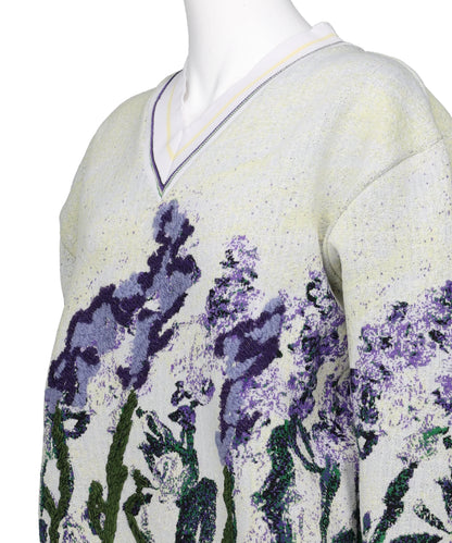 LAVENDER RELIEF KNIT