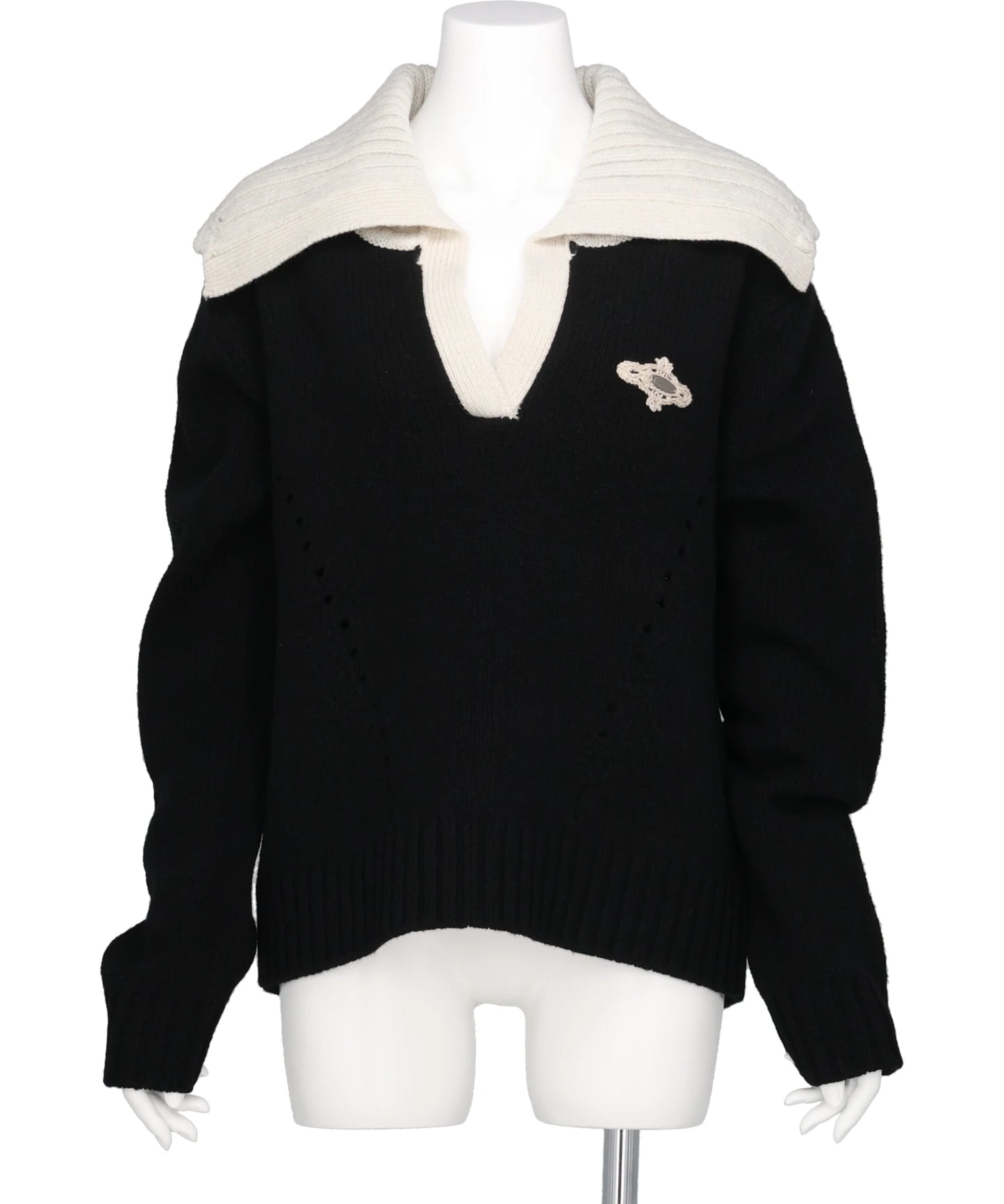 tanakadaisuke(タナカダイスケ) 2026AW BIG COLLAR KNIT PULLOVER TD-26AW-KN53