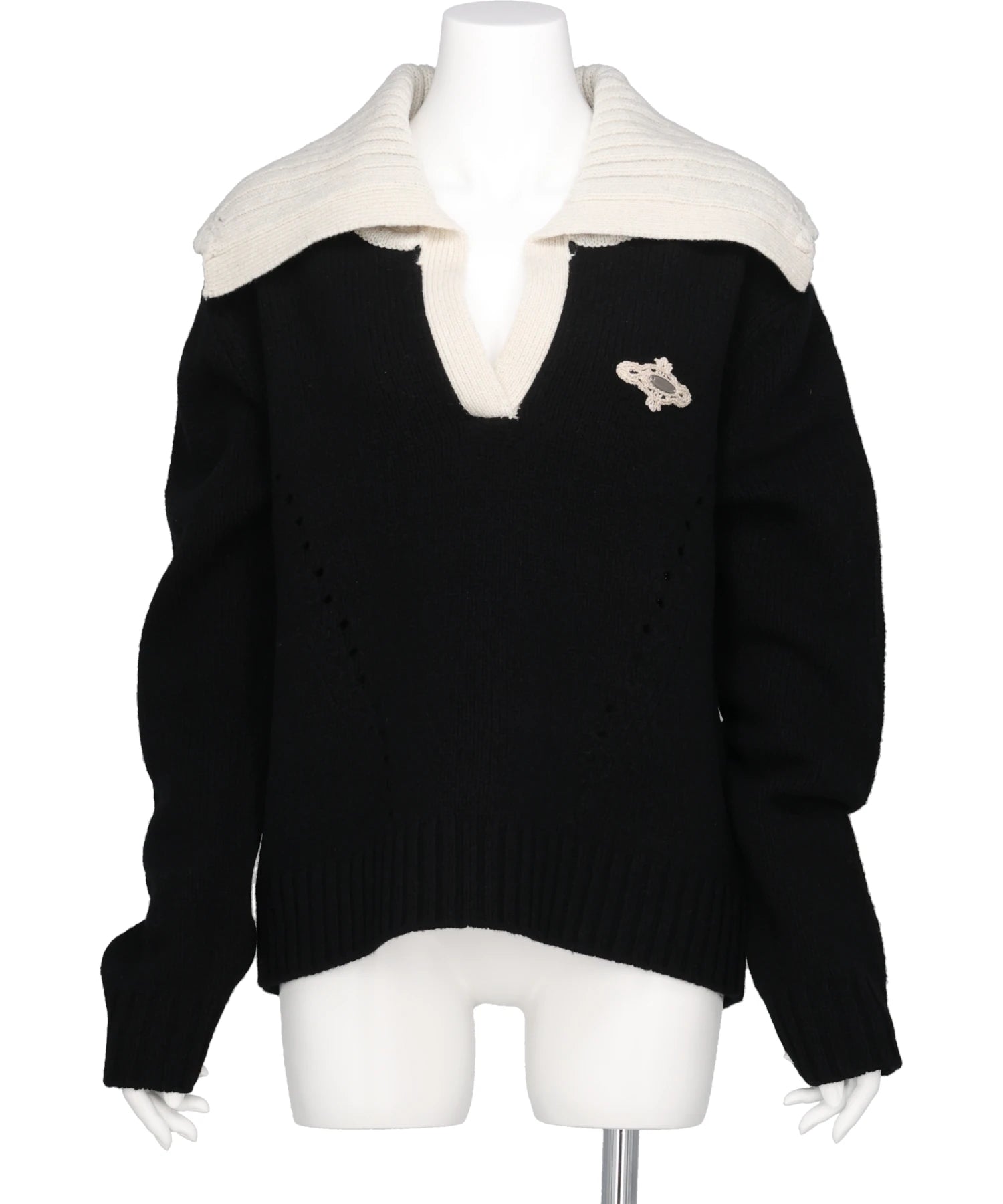 tanakadaisuke(タナカダイスケ) 2026AW BIG COLLAR KNIT PULLOVER TD-26AW-KN53