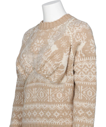 PS26AW-019 DECORATIVE NORDIC SWEATER