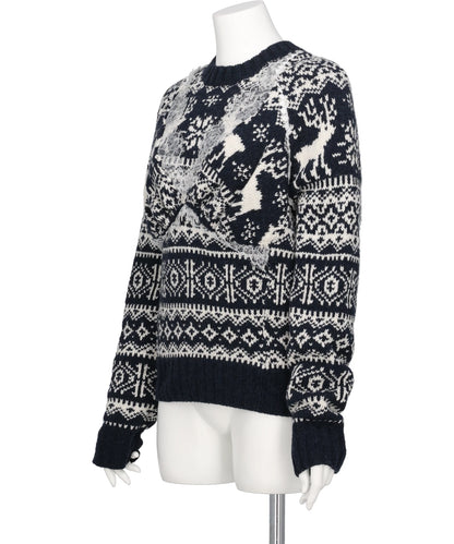 PS26AW-019 DECORATIVE NORDIC SWEATER