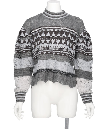 ODAKHA（オダカ）STILL CRAZY KNIT SHORT