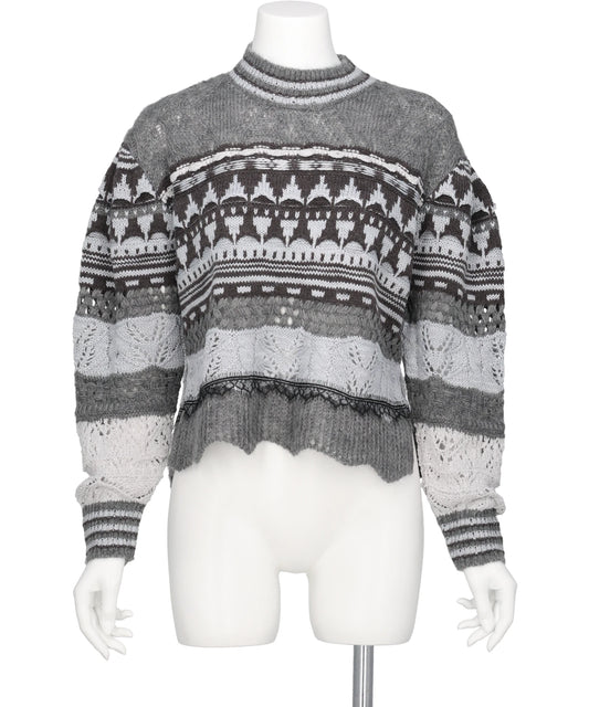 ODAKHA（オダカ）STILL CRAZY KNIT SHORT