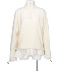 RIV NOBUHIKO(リブ ノブヒコ)OAKHILL FRILL KNIT TOP