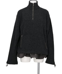 RIV NOBUHIKO(リブ ノブヒコ)OAKHILL FRILL KNIT TOP
