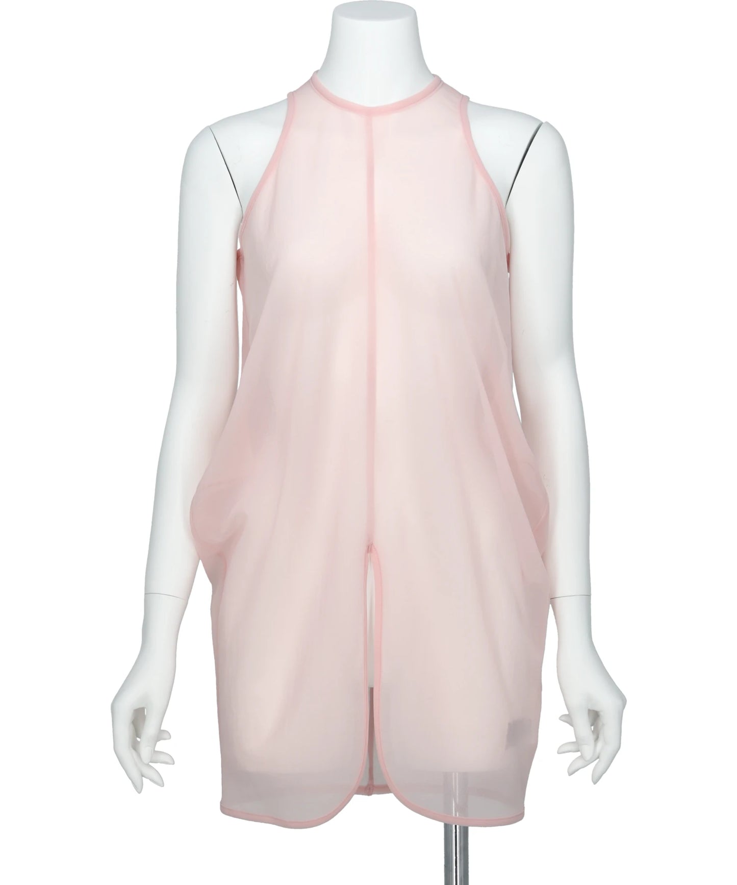 Mame Kurogouchi(マメクロゴウチ) 2026SS DRAPED JERSEY SHEER SLEEVELESS TOP MM26SS-JS090