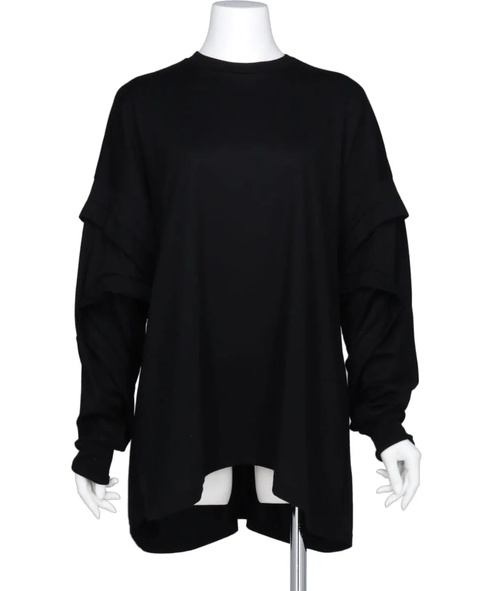 ENFÖLD(エンフォルド) SUPIMA JERSEY CURVE SEAM LONG TEE