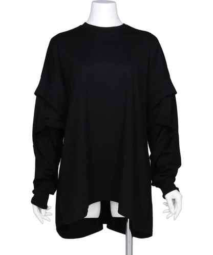 ENFÖLD(エンフォルド) SUPIMA JERSEY CURVE SEAM LONG TEE