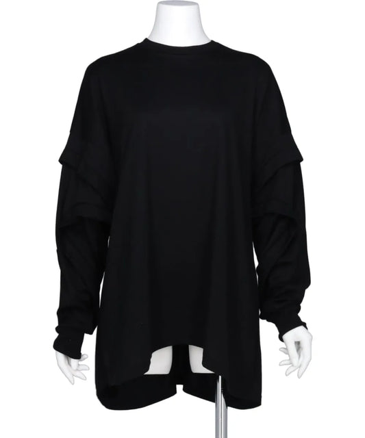 ENFÖLD(エンフォルド) SUPIMA JERSEY CURVE SEAM LONG TEE