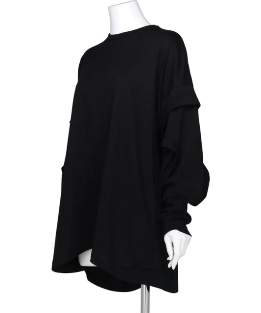 SUPIMA JERSEY CURVE SEAM LONG TEE