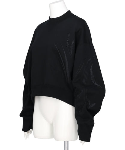 FLORAL MOTIF EMBROIDERED SWEATSHIRTS