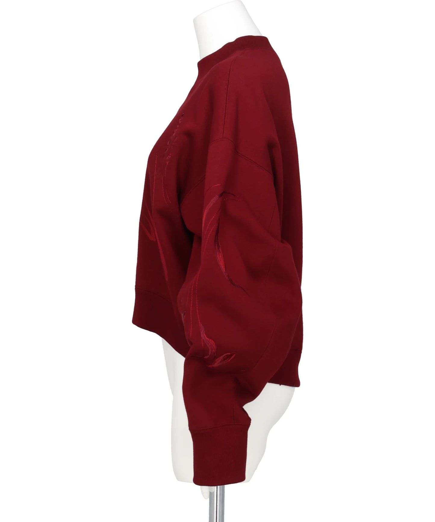 FLORAL MOTIF EMBROIDERED SWEATSHIRTS