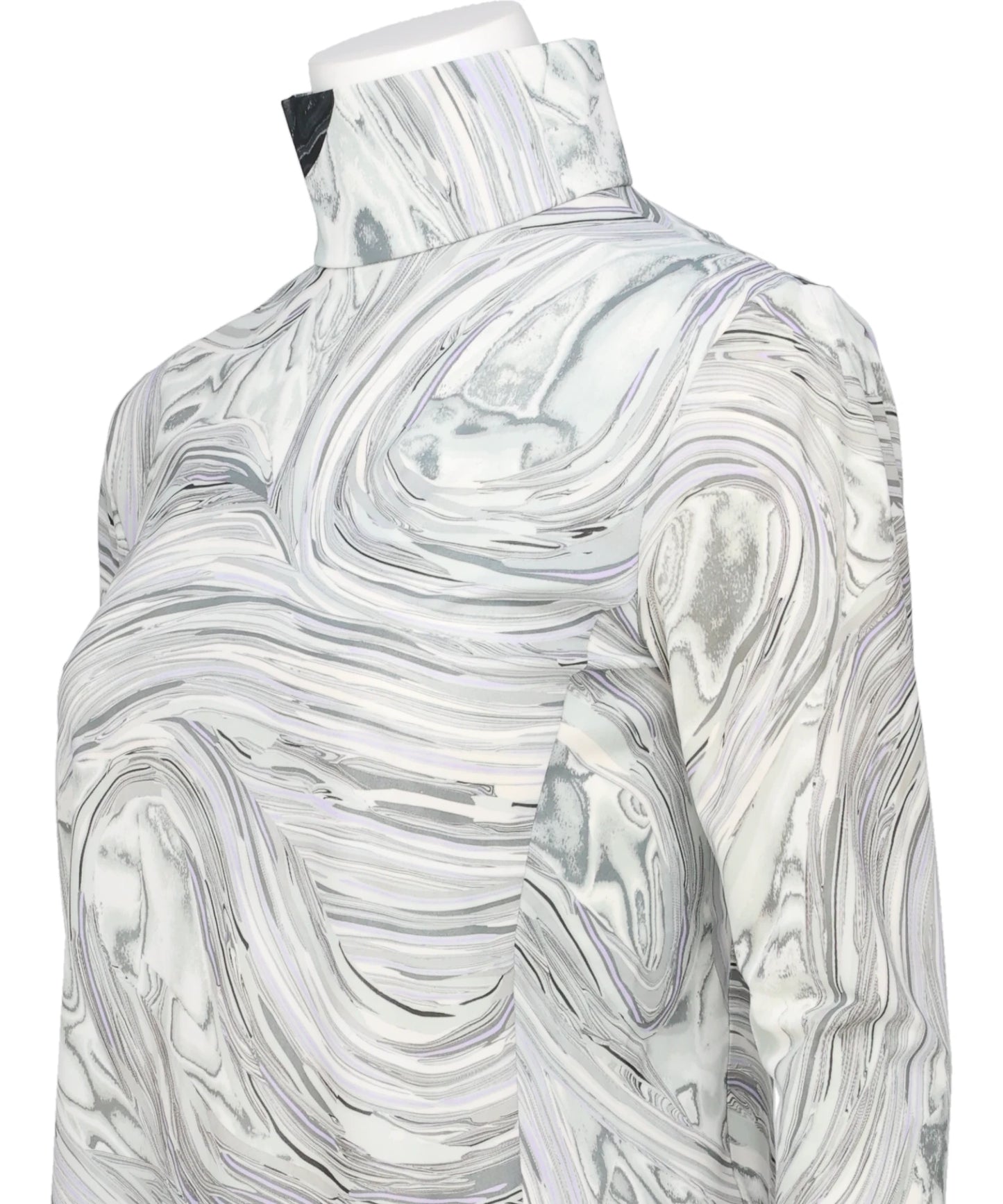 Mame Kurogouchi(マメクロゴウチ) MARBLE PRINT JERSEY HIGH